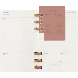Kalender 12M Spiral Planner 2026 Large Black i gruppen Papir & Blok / Kalendere / 12 mdr kalendere hos Pen Store (136104)