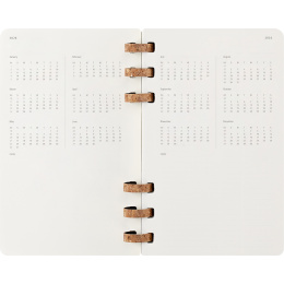 Kalender 12M Spiral Planner 2026 Large Black i gruppen Papir & Blok / Kalendere / 12 mdr kalendere hos Pen Store (136104)