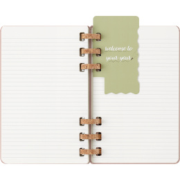 Kalender 12M Spiral Planner 2026 Large Almond i gruppen Papir & Blok / Kalendere / 12 mdr kalendere hos Pen Store (136105)