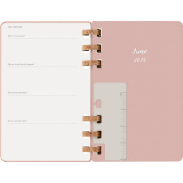 Kalender 12M Spiral Planner 2026 Large Almond i gruppen Papir & Blok / Kalendere / 12 mdr kalendere hos Pen Store (136105)