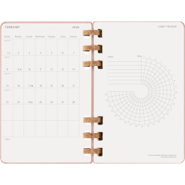 Kalender 12M Spiral Planner 2026 Large Almond i gruppen Papir & Blok / Kalendere / 12 mdr kalendere hos Pen Store (136105)