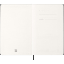 Kalender 12M Weekly Horizontal 2026 Hardcover Large Black i gruppen Papir & Blok / Kalendere / 12 mdr kalendere hos Pen Store (136106)