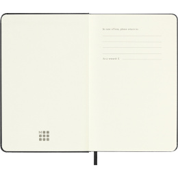 Kalender 12M Weekly Horizontal 2026 Hardcover Pocket Black i gruppen Papir & Blok / Kalendere / 12 mdr kalendere hos Pen Store (136108)