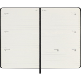 Kalender 12M Weekly Horizontal 2026 Hardcover Pocket Black i gruppen Papir & Blok / Kalendere / 12 mdr kalendere hos Pen Store (136108)