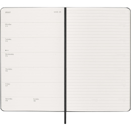 Kalender 12M Weekly Notebook 2026 Hardcover Large Black i gruppen Papir & Blok / Kalendere / 12 mdr kalendere hos Pen Store (136110)