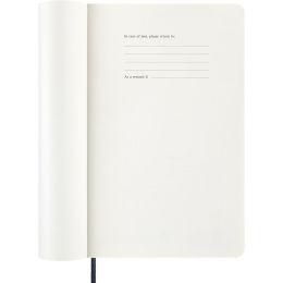 Kalender 12M Weekly Notebook 2026 Softcover Large Sapphire Blue i gruppen Papir & Blok / Kalendere / 12 mdr kalendere hos Pen Store (136114)