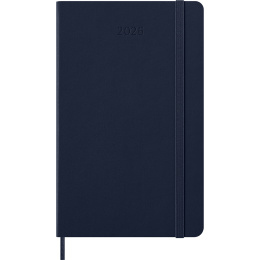 Kalender 12M Weekly Notebook 2026 Hardcover Large Sapphire Blue i gruppen Papir & Blok / Kalendere / 12 mdr kalendere hos Pen Store (136117)