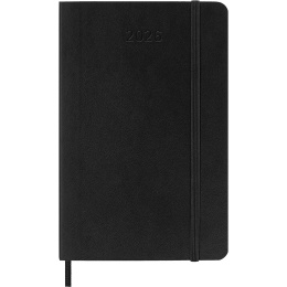 Kalender 12M Weekly Notebook 2026 Softcover Pocket Black i gruppen Papir & Blok / Kalendere / 12 mdr kalendere hos Pen Store (136119)