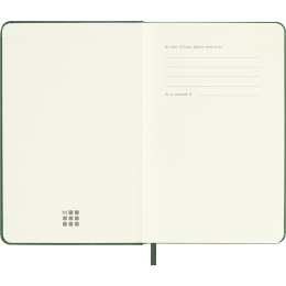 Kalender 12M Weekly Notebook 2026 Hardcover Pocket Myrtle Green i gruppen Papir & Blok / Kalendere / 12 mdr kalendere hos Pen Store (136120)