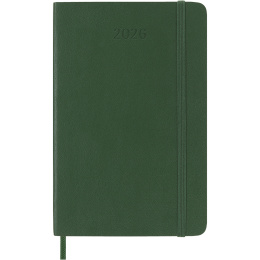 Kalender 12M Weekly Notebook 2026 Softcover Pocket Myrtle Green i gruppen Papir & Blok / Kalendere / 12 mdr kalendere hos Pen Store (136121)