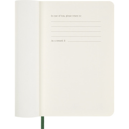 Kalender 12M Weekly Notebook 2026 Softcover Pocket Myrtle Green i gruppen Papir & Blok / Kalendere / 12 mdr kalendere hos Pen Store (136121)