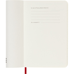 Kalender 12M Weekly Notebook 2026 Softcover Pocket Red i gruppen Papir & Blok / Kalendere / 12 mdr kalendere hos Pen Store (136124)