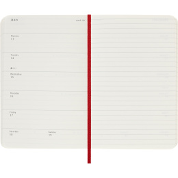 Kalender 12M Weekly Notebook 2026 Softcover Pocket Red i gruppen Papir & Blok / Kalendere / 12 mdr kalendere hos Pen Store (136124)