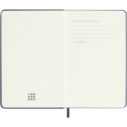 Kalender 12M Weekly Notebook 2026 Hardcover Pocket Sapphire Blue i gruppen Papir & Blok / Kalendere / 12 mdr kalendere hos Pen Store (136125)