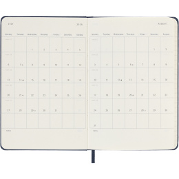 Kalender 12M Weekly Notebook 2026 Hardcover Pocket Sapphire Blue i gruppen Papir & Blok / Kalendere / 12 mdr kalendere hos Pen Store (136125)