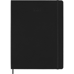 Kalender 12M Weekly Notebook 2026 Hardcover XL Black i gruppen Papir & Blok / Kalendere / 12 mdr kalendere hos Pen Store (136126)