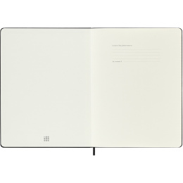 Kalender 12M Weekly Notebook 2026 Hardcover XL Black i gruppen Papir & Blok / Kalendere / 12 mdr kalendere hos Pen Store (136126)