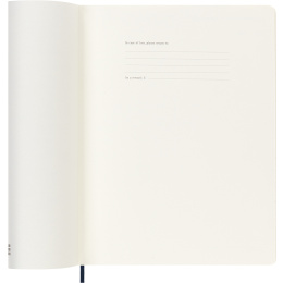 Kalender 12M Weekly Notebook 2026 Softcover XL Sapphire Blue i gruppen Papir & Blok / Kalendere / 12 mdr kalendere hos Pen Store (136129)