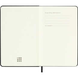 Kalender 12M Weekly Vertical 2026 Hardcover Pocket Black i gruppen Papir & Blok / Kalendere / 12 mdr kalendere hos Pen Store (136131)