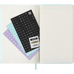 Kalender 12M Weekly Notebook 2026 Hardcover Large Aquamarine i gruppen Papir & Blok / Kalendere / 12 mdr kalendere hos Pen Store (136132)