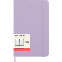 Kalender 12M Daily 2026 Hardcover Large Pastel Lilac i gruppen Papir & Blok / Kalendere / 12 mdr kalendere hos Pen Store (136133)
