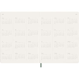 Kalender 12M Weekly Vertical 2026 Hardcover XXL Myrtle Green i gruppen Papir & Blok / Kalendere / 12 mdr kalendere hos Pen Store (136135)