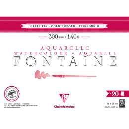 Fontaine Akvarelblok CP 31x41 cm 300g i gruppen Papir & Blok / Kunstnerblok / Akvarelblok hos Pen Store (136143)