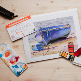 Fontaine Akvarelblok HP 31x41 cm 300g i gruppen Papir & Blok / Kunstnerblok / Akvarelblok hos Pen Store (136149)