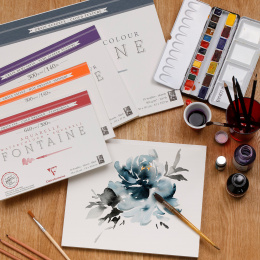 Fontaine Akvarelblok HP 31x41 cm 300g i gruppen Papir & Blok / Kunstnerblok / Akvarelblok hos Pen Store (136149)