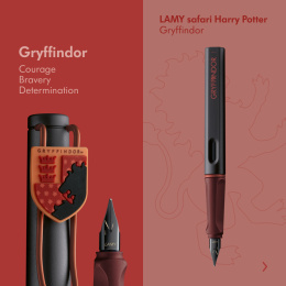 Safari Fyldepen Gryffindor i gruppen Penne / Fine Writing / Fyldepenne hos Pen Store (136186_r)