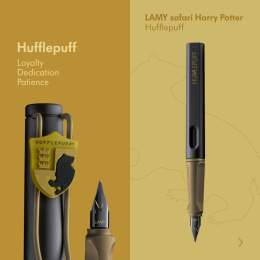 Safari Fyldepen Hufflepuff i gruppen Penne / Fine Writing / Fyldepenne hos Pen Store (136189_r)