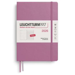 Kalender Weekly Planner & Notebook 2026 A5 Dusty Rose i gruppen Papir & Blok / Kalendere / 12 mdr kalendere hos Pen Store (136219) Kalender Weekly Planner & Notebook 2026 A5 Dusty Rose i gruppen Papir & Blok / Kalendere / 12 mdr kalendere hos Pen Store (136219)
