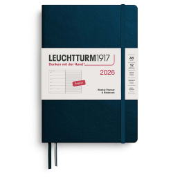Kalender Weekly Planner & Notebook 2026 A5 Deep Sea i gruppen Papir & Blok / Kalendere / 12 mdr kalendere hos Pen Store (136226) Kalender Weekly Planner & Notebook 2026 A5 Deep Sea i gruppen Papir & Blok / Kalendere / 12 mdr kalendere hos Pen Store (136226)