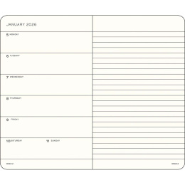 Kalender Weekly Planner & Notebook 2026 A6 Port Red i gruppen Papir & Blok / Kalendere / 12 mdr kalendere hos Pen Store (136232) Kalender Weekly Planner & Notebook 2026 A6 Port Red i gruppen Papir & Blok / Kalendere / 12 mdr kalendere hos Pen Store (136232)