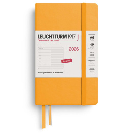 Kalender Weekly Planner & Notebook 2026 A6 Rising Sun i gruppen Papir & Blok / Kalendere / 12 mdr kalendere hos Pen Store (136233)