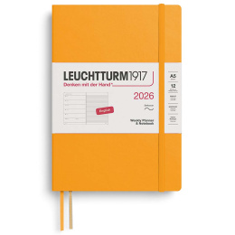Kalender Weekly Planner & Notebook 2026 A5 Soft Cover Rising Sun i gruppen Papir & Blok / Kalendere / 12 mdr kalendere hos Pen Store (136242) Kalender Weekly Planner & Notebook 2026 A5 Soft Cover Rising Sun i gruppen Papir & Blok / Kalendere / 12 mdr kalendere hos Pen Store (136242)