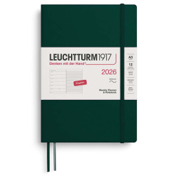 Kalender Weekly Planner & Notebook 2026 A5 Soft Cover Forest Green i gruppen Papir & Blok / Kalendere / 12 mdr kalendere hos Pen Store (136246) Kalender Weekly Planner & Notebook 2026 A5 Soft Cover Forest Green i gruppen Papir & Blok / Kalendere / 12 mdr kalendere hos Pen Store (136246)