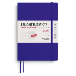 Kalender Weekly Planner & Notebook 2026 A5 Soft Cover Ink i gruppen Papir & Blok / Kalendere / 12 mdr kalendere hos Pen Store (136248) Kalender Weekly Planner & Notebook 2026 A5 Soft Cover Ink i gruppen Papir & Blok / Kalendere / 12 mdr kalendere hos Pen Store (136248)