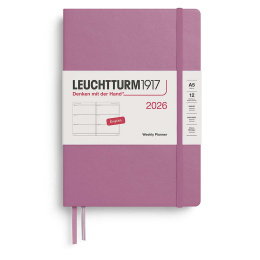 Kalender Weekly Planner 2026 A5 Dusty Rose i gruppen Papir & Blok / Kalendere / 12 mdr kalendere hos Pen Store (136252)
