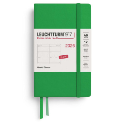 Kalender Weekly Planner 2026 A6 Spring Leaf i gruppen Papir & Blok / Kalendere / 12 mdr kalendere hos Pen Store (136263)
