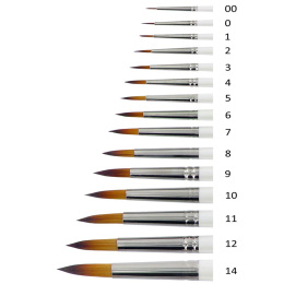 Pensel Memory Point Round 000 i gruppen Kunstnerartikler / Pensler / Syntetiske pensler hos Pen Store (136276)