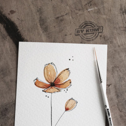 Pensel Memory Point Liner 2 i gruppen Kunstnerartikler / Pensler / Syntetiske pensler hos Pen Store (136278)