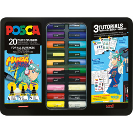 Posca Manga Hero 20-sæt i gruppen Penne / Kunstnerpenne / Akrylmarkers hos Pen Store (136281) Posca Manga Hero 20-sæt i gruppen Penne / Kunstnerpenne / Akrylmarkers hos Pen Store (136281)