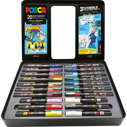 Posca Manga Hero 20-sæt i gruppen Penne / Kunstnerpenne / Akrylmarkers hos Pen Store (136281) Posca Manga Hero 20-sæt i gruppen Penne / Kunstnerpenne / Akrylmarkers hos Pen Store (136281)