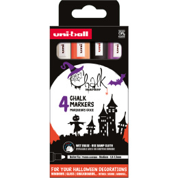 Chalk Marker PWE-5M Halloween 4-sæt i gruppen Penne / Mærkning og kontor / Markeringspenne hos Pen Store (136283)