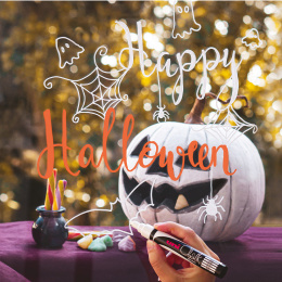 Chalk Marker PWE-5M Halloween 4-sæt i gruppen Penne / Mærkning og kontor / Markeringspenne hos Pen Store (136283)