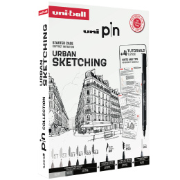 Pin Fine Line Urban Sketching Set i gruppen Penne / Skrive / Fineliners hos Pen Store (136285)