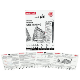 Pin Fine Line Urban Sketching Set i gruppen Penne / Skrive / Fineliners hos Pen Store (136285)