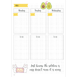 My Kawaii Journal i gruppen Hobby & Kreativitet / Teknikker / Bullet Journaling hos Pen Store (136289)