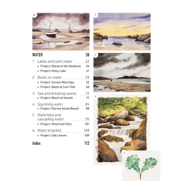 The Easy Guide to Painting Water in Watercolour i gruppen Hobby & Kreativitet / Bøger / Instruktionsbøger hos Pen Store (136317)